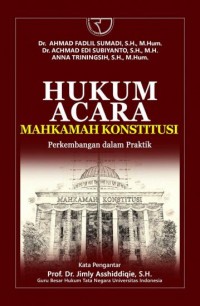 Hukum Acara Mahkamah Konstitusi : Perkembangan dalam Praktik