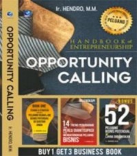 Handbook of Entrepreneurship - Opportunity Calling