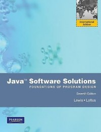 Java Software Solutions Foundations of Program Design