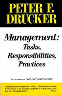 Management : Tasks, Responsibilities, Practices