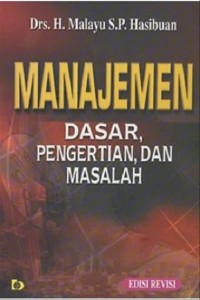 Manajemen Dasar Pengertian dan Masalah